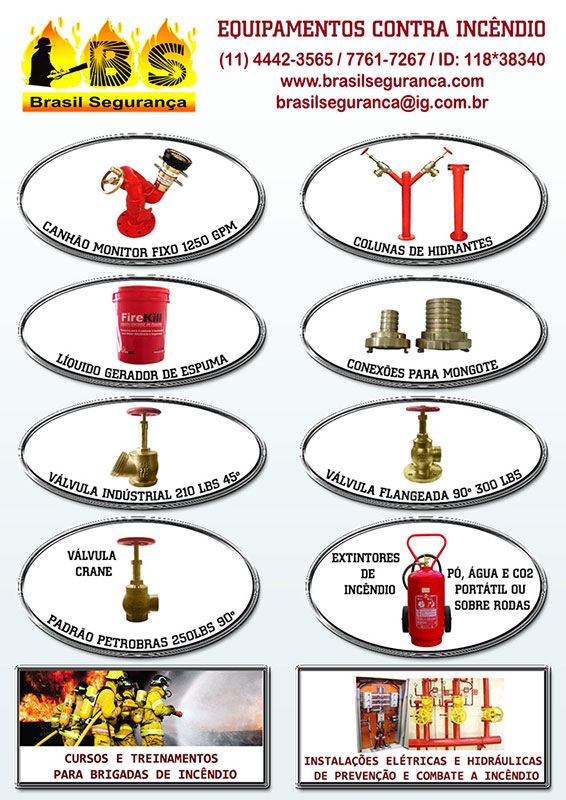 Equipamentos de Combate a Incêndio - Portal Incêndio - Referência em  Incêndios