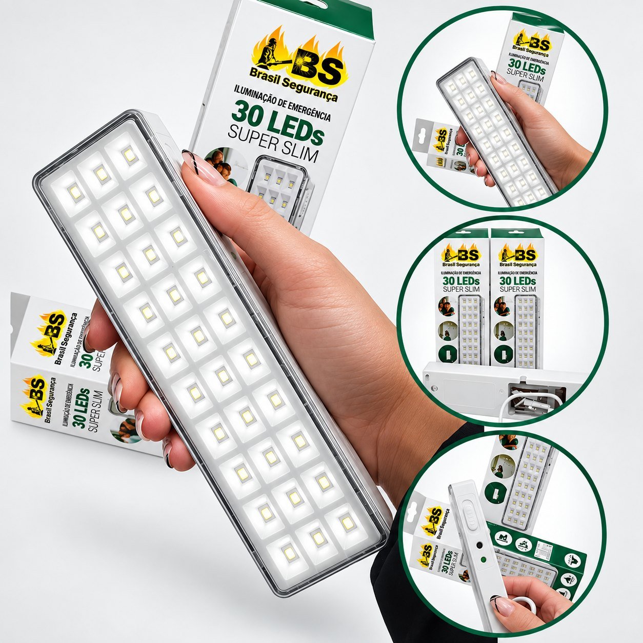 Luz de Emergência 30 LEDs 100 lm: Uso, Instalação e NBR 10898