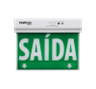 Placa de sinalização Saída