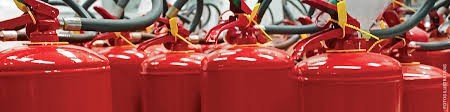 Caixa para extintor de incêndio