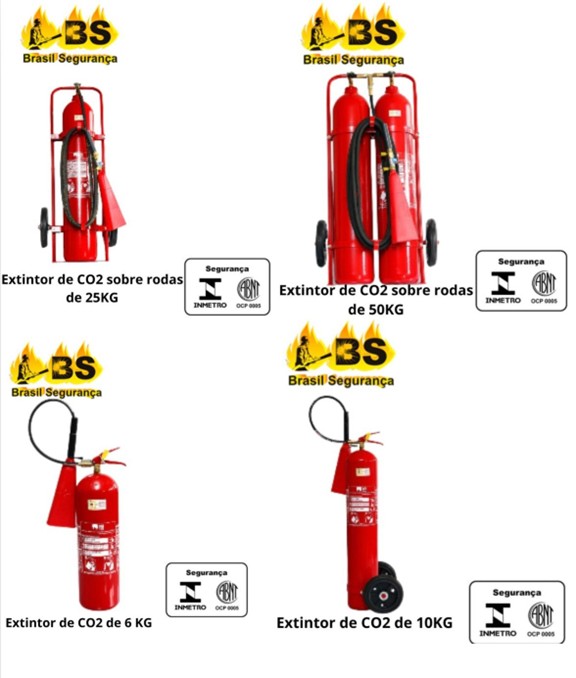 Extintor de Gás CO₂ Extintor de Gás CO₂